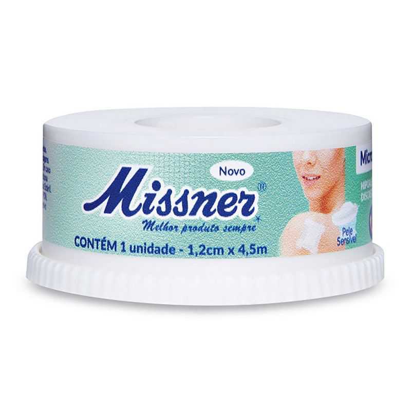 Fita Microporosa Missner 1,2cmX4,5m