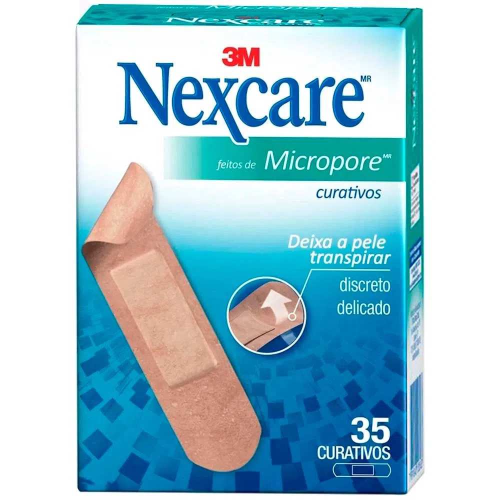 Curativo Nexcare Micropore 35 Unidades