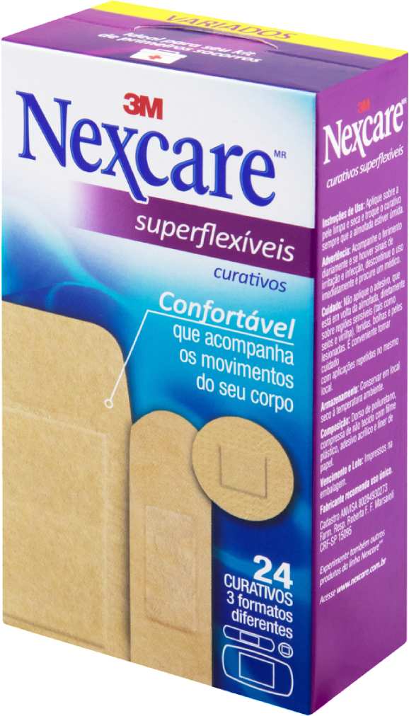 Curativo Nexcare Variados 24 Unidades