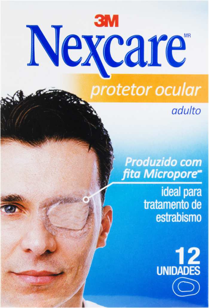 Protetor Ocular Adulto Nexcare 12 Unidades