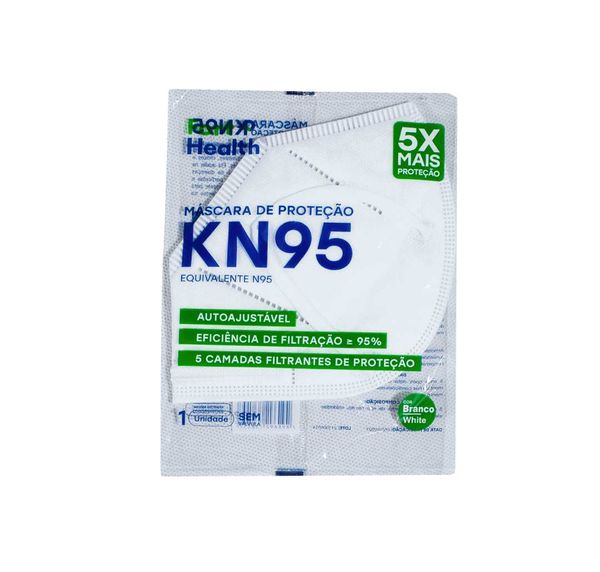 Mascara-Protecao-KN95-Branca-Fort-Healt