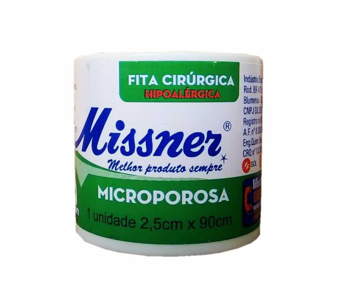 Fita Microporosa Missner 2,5cmX90cm