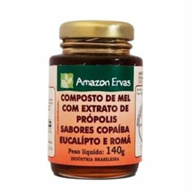 Mel Própolis Eucalipto Copaiba Romã 140g-Amazon