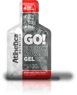 Go! Energy Now Gel Sachê Morango + Limão 30g