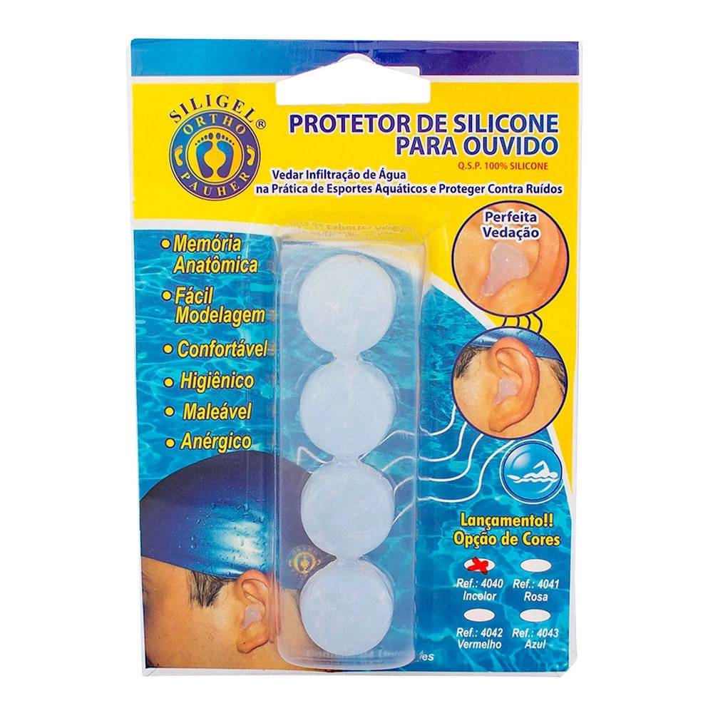 Protetor Para Ouvidos de Silicone 4 Unidades - Ortho Pauher