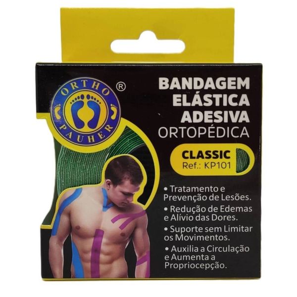 Bandagem-Adesiva-5cm-x-5m-Verde---Ortho-Pauher