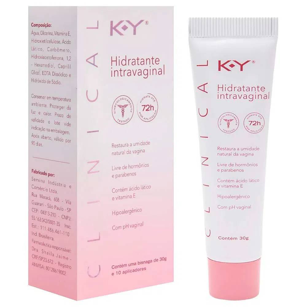 KY Hidratante Intravaginal 30g + 10 Aplicadores