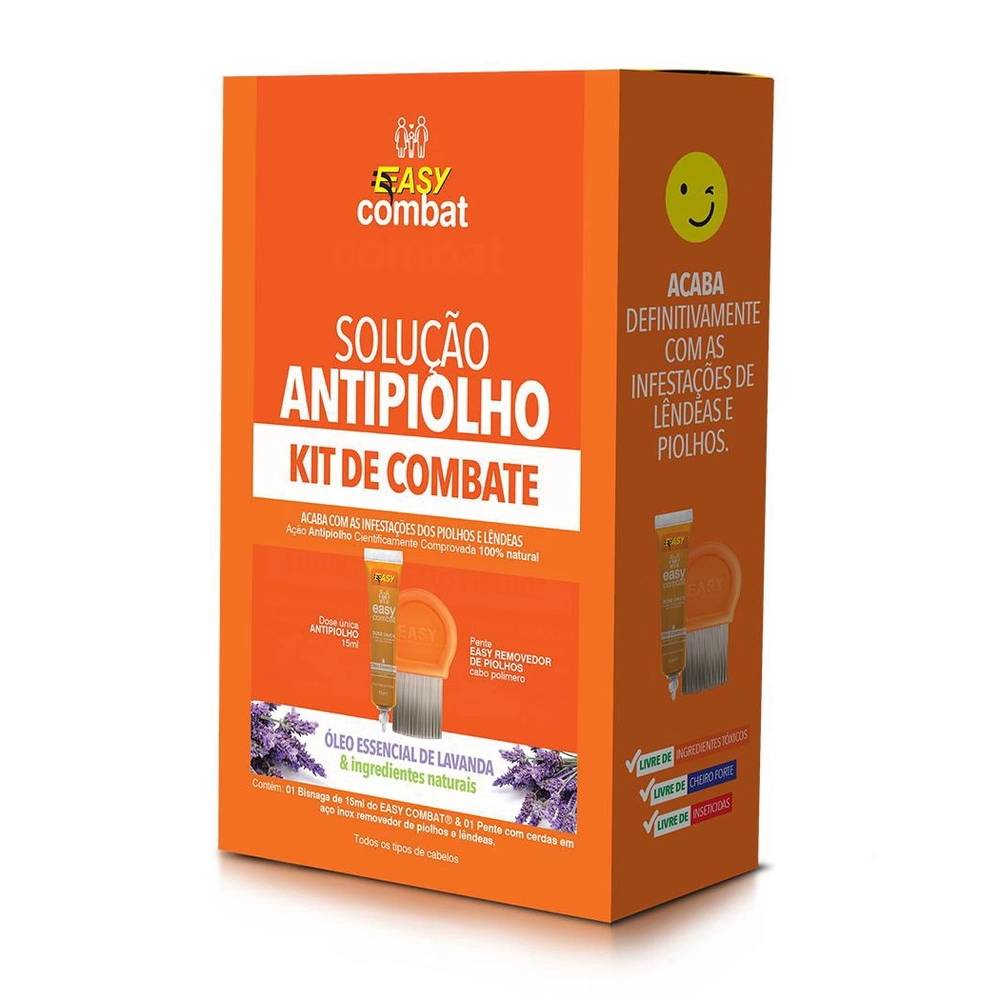 Easy Combat Antipiolho 15ml+Pente