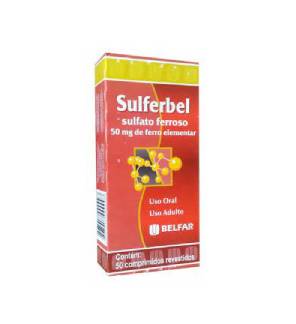 Sulferbel 50mg 50 Comprimidos