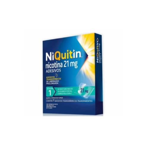Niquitin Clear 21mg 7 Adesivos Transdérmicos