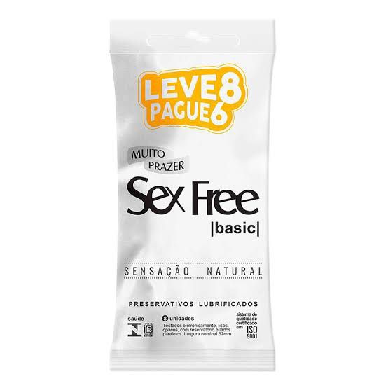 Preservativo Sex Free Basic 8 Unidades