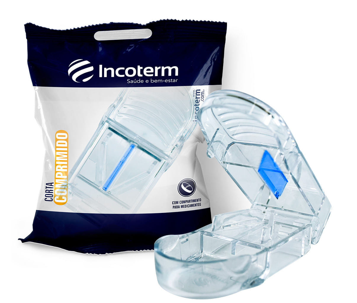 Corta-Comprimidos-Transparente-Incoterm