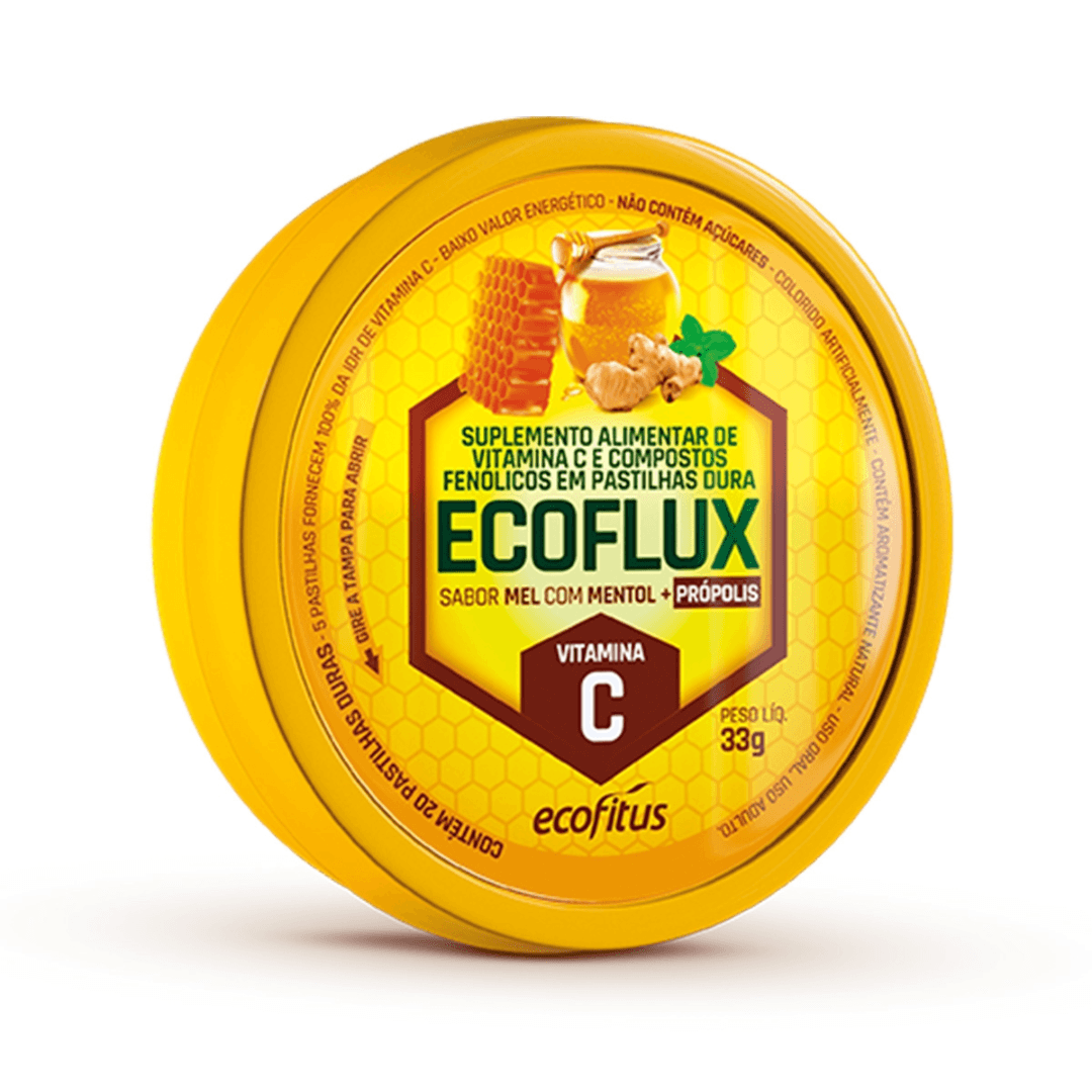 Ecoflux Vitamina C 20 Pastilhas Mel