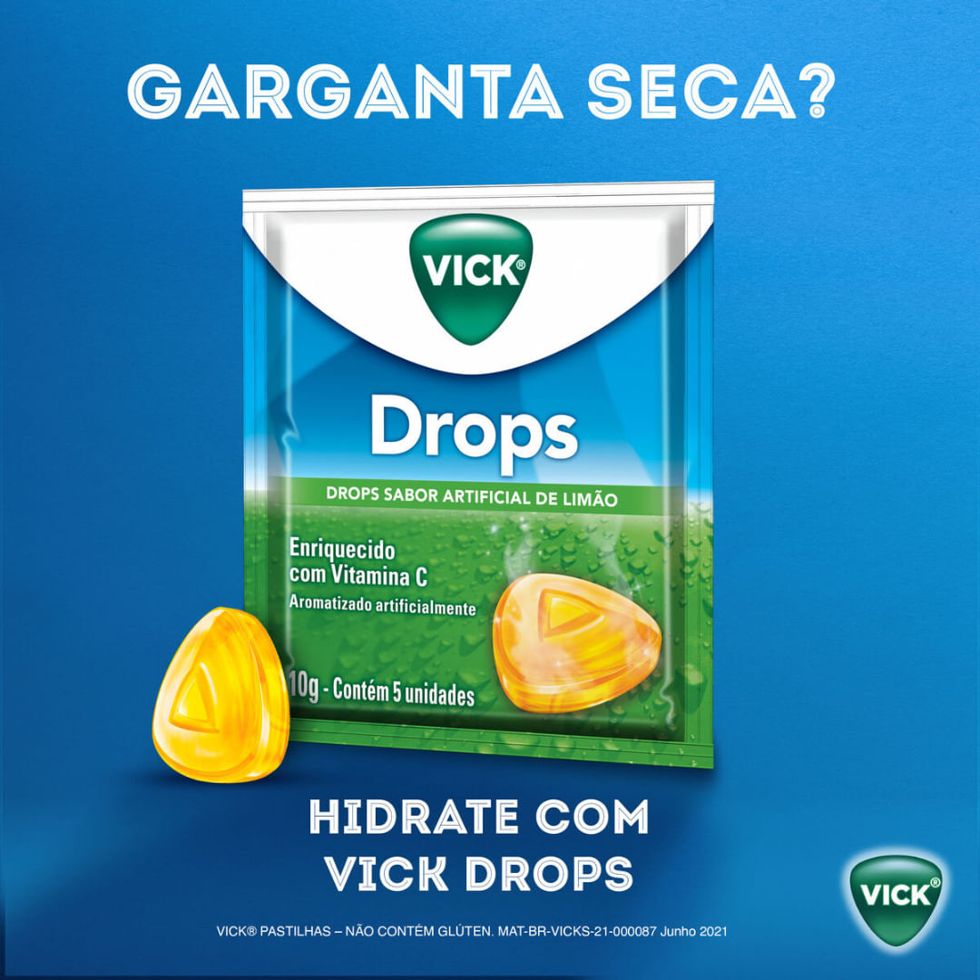 Vick Past Limão 5 Unidades