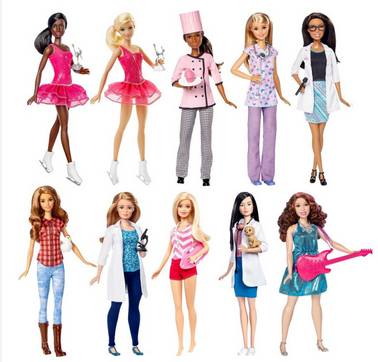 Boneca Barbie Profissões - Mattel Com Acessórios