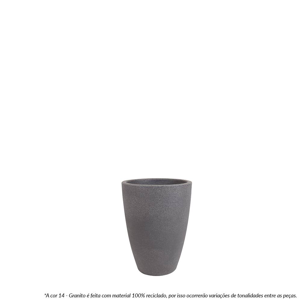 VASO MALTA CONE 25 X 32 CM GRANITO