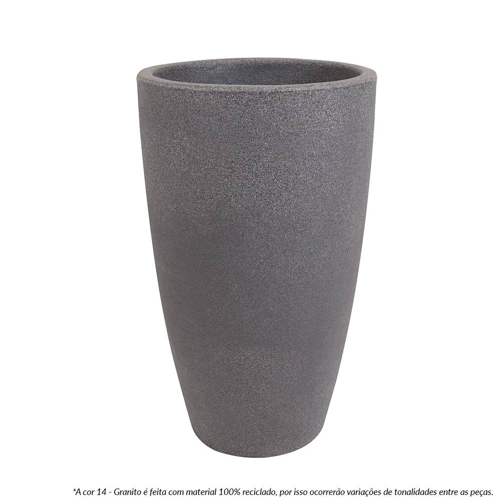 VASO MALTA CONE 43 X 76 CM GRANITO