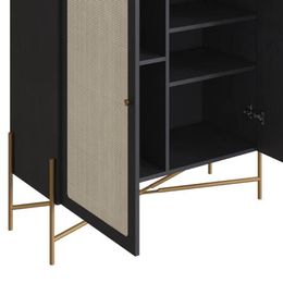 ARMARIO-BAR-OSLO-NERO-DOURADO