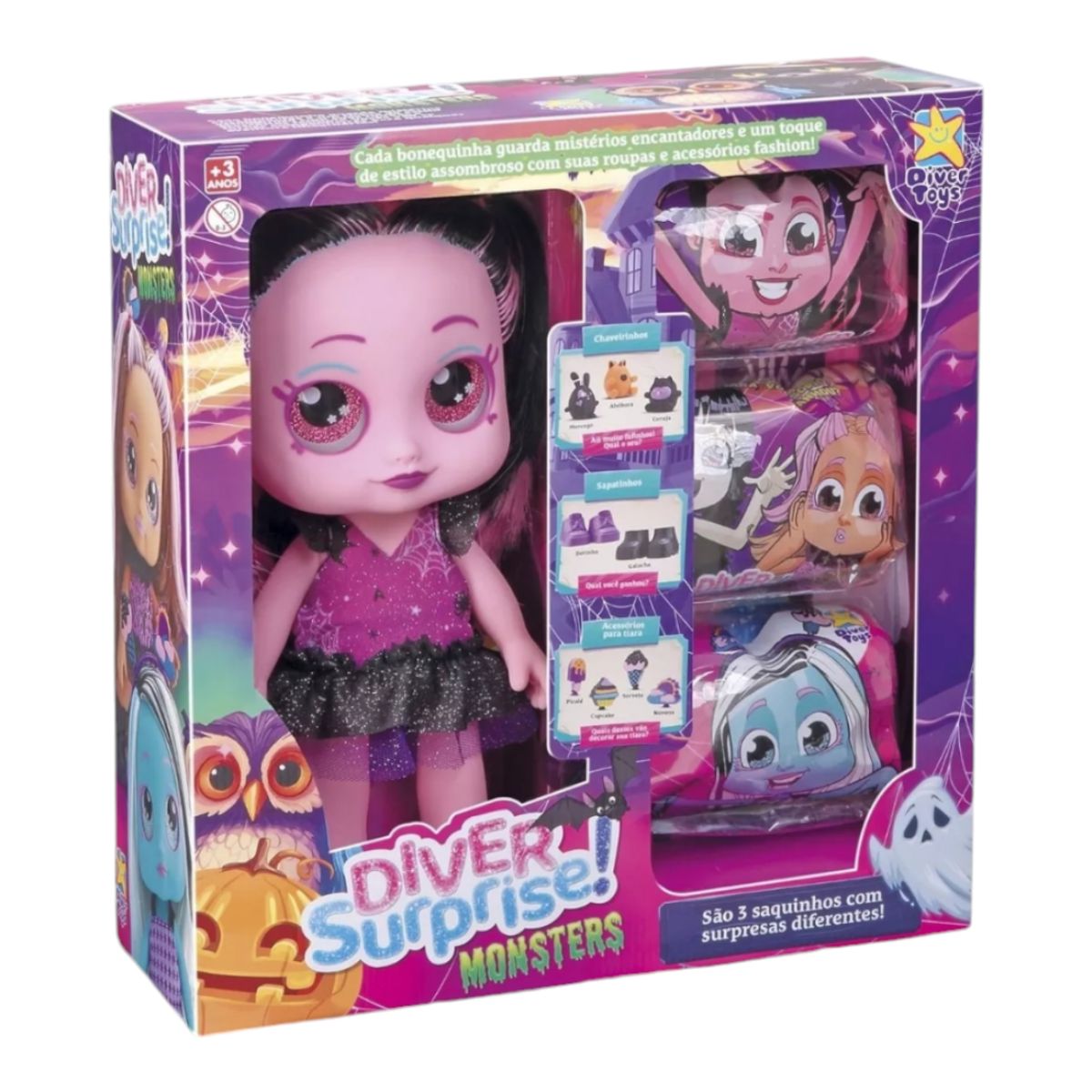 Boneca-Diver-Surprise-Monsters-Vampiresca---Divertoys-2