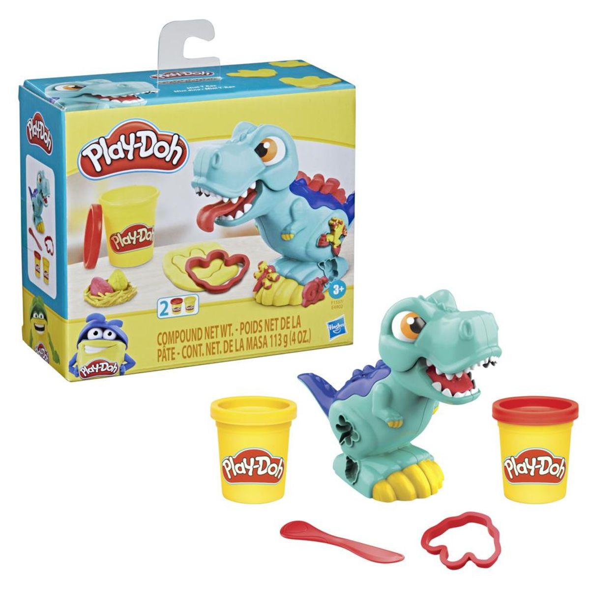 Conjunto-Massa-De-Modelar---Play-Doh---Mini-T-Rex---Hasbro-0