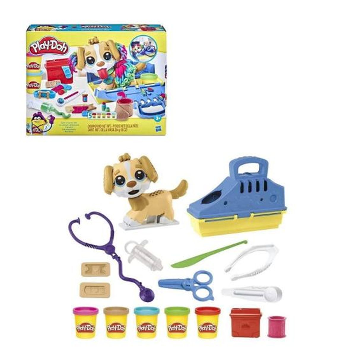 Massinha-Play-Doh-Kit-Veterinario-Pet-Shop-Hasbro-F3639---Hasbro-0