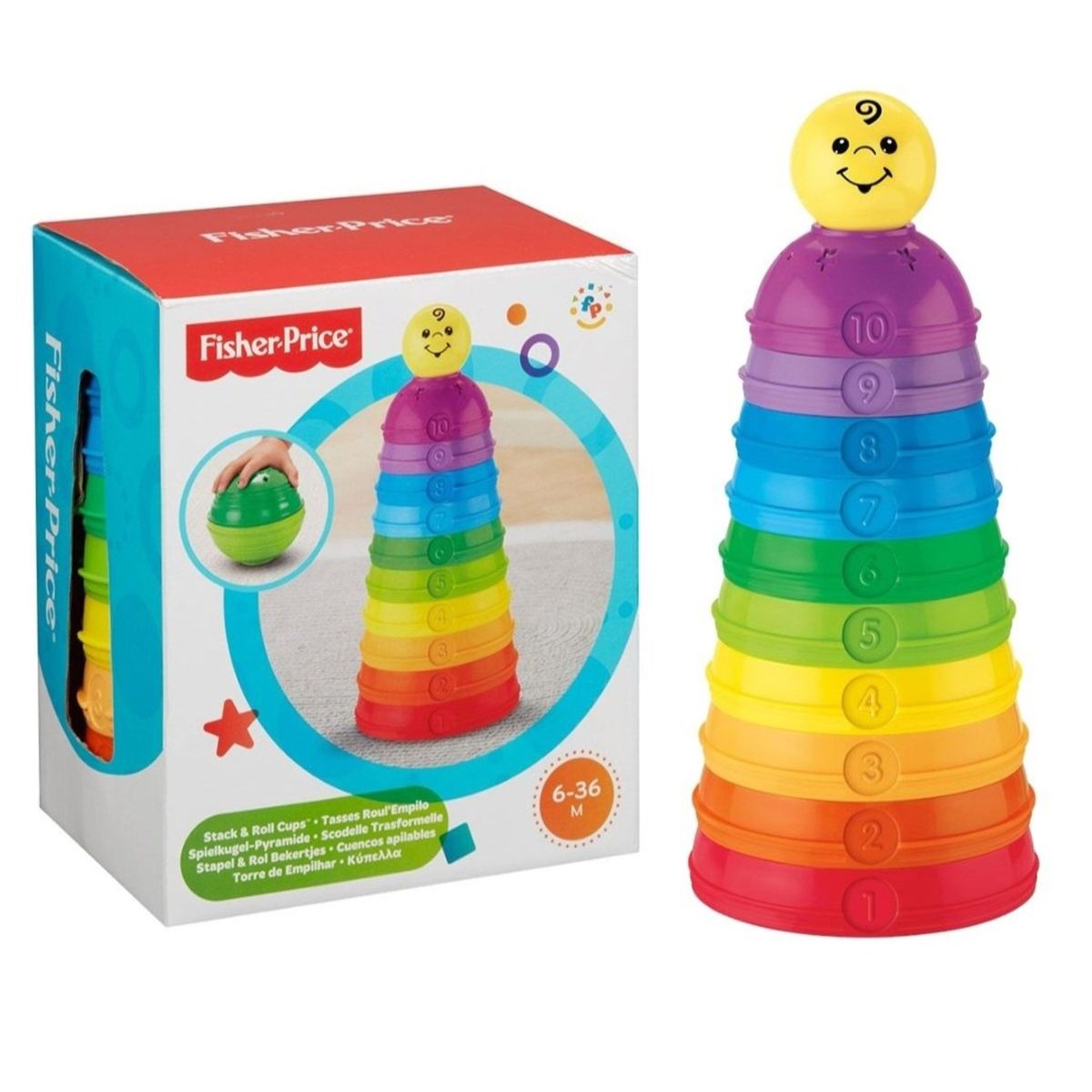 Torre-De-Potinhos-Coloridos-Para-Beb-s-Fisher-Price---Mattel-0