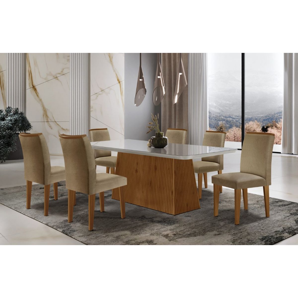 Conjunto-Mesa-Luna-180cm-Tampo-Com-Vidro-6-Cadeiras-Lunara-Turim-07-Off-White-Imbuia-Rufato-1