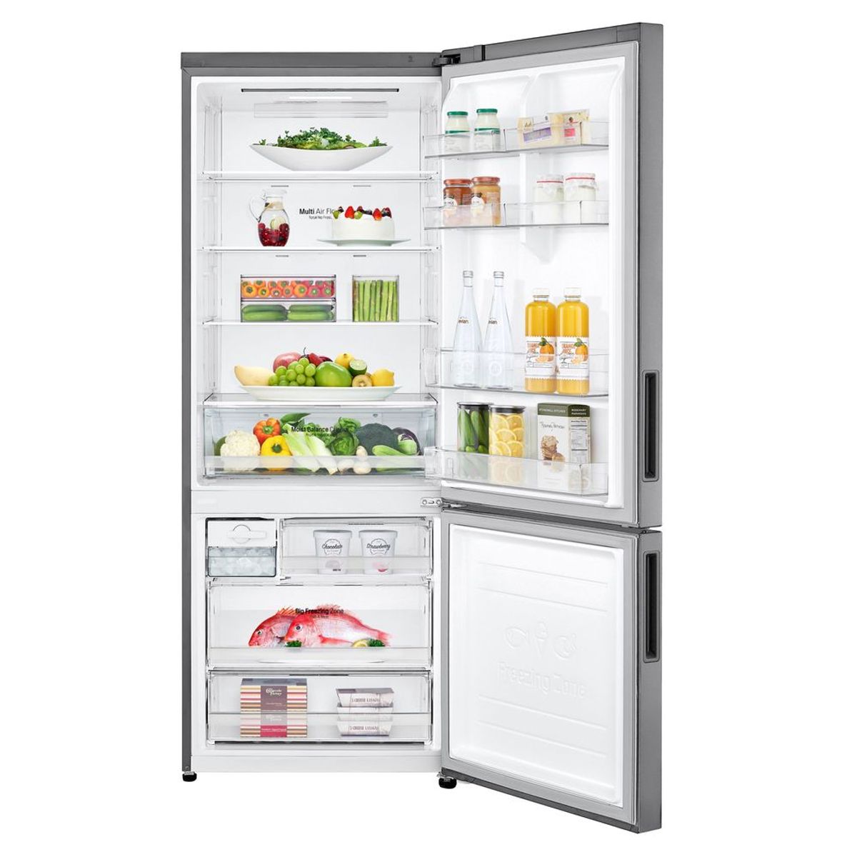 Refrigerador-Frost-Free-Smart-Lg-Inverter-451-Litros-Inverse-Inox-Look-110v-1