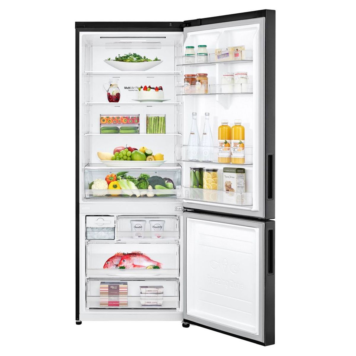 Refrigerador-Frost-Free-Smart-Lg-Inverter-451-Litros-Inverse-Black-Inox-110-V-1