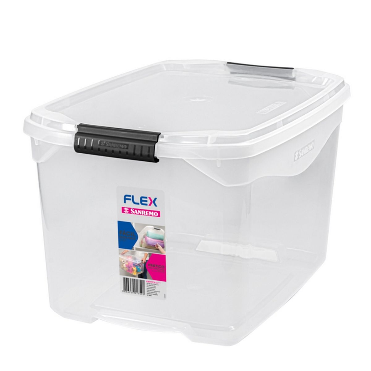 Caixa-Organizadora-Pl-stico-Transparente--29l-Flex---Sanremo-0