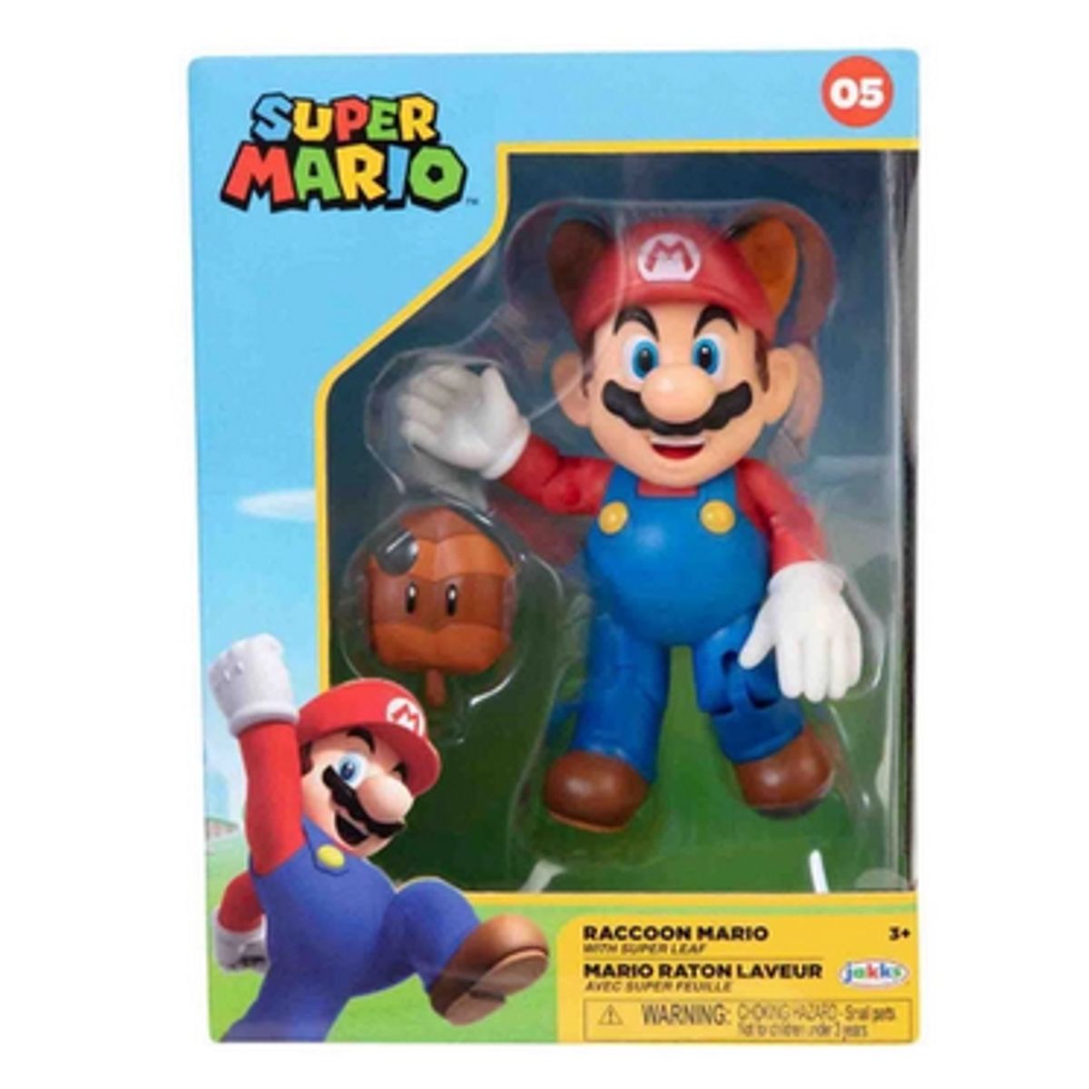 Boneco-Mario-Guaxinim-De-10cm-E-Super-Folha--Super-Mario---Sunny-0