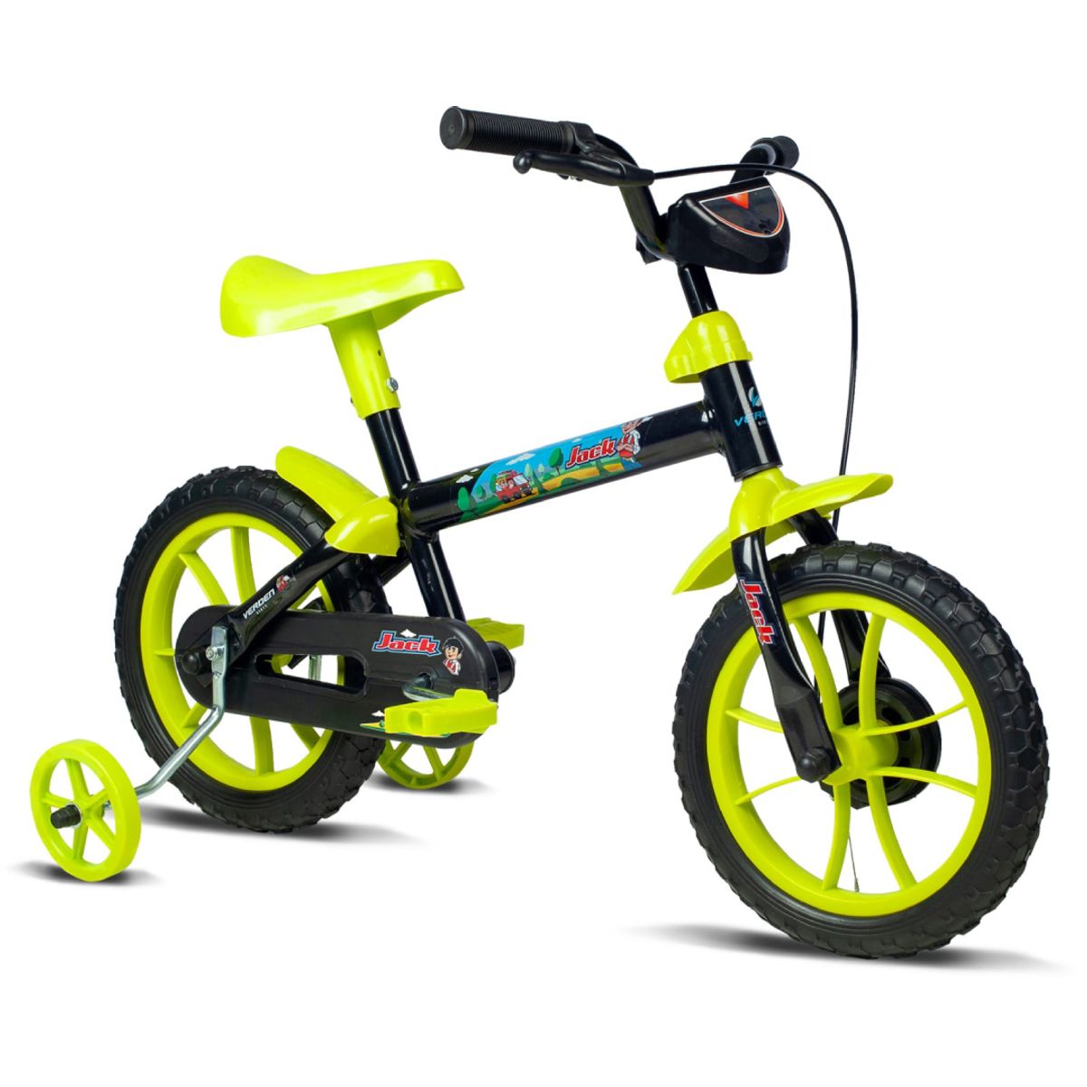 Bicicleta-Infantil-Aro-12-Jack-Preto-Com-Verde-Lim-o---10472---Verden-0