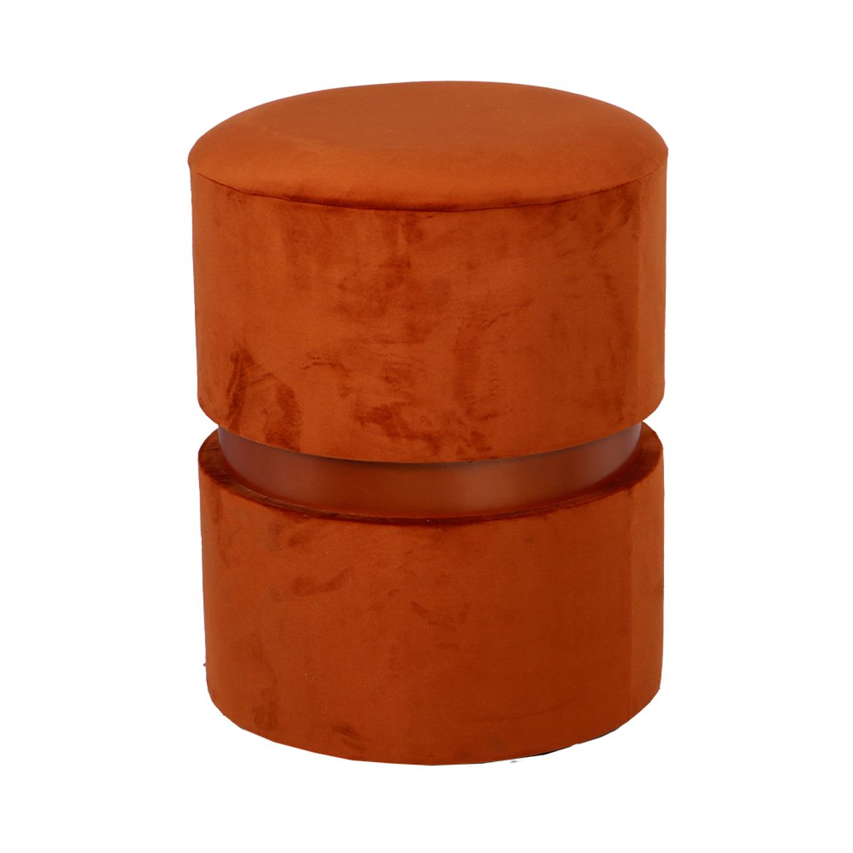 Puff-Anilha-Cobre-38x50-Tecido-Caramelo---Primor-0