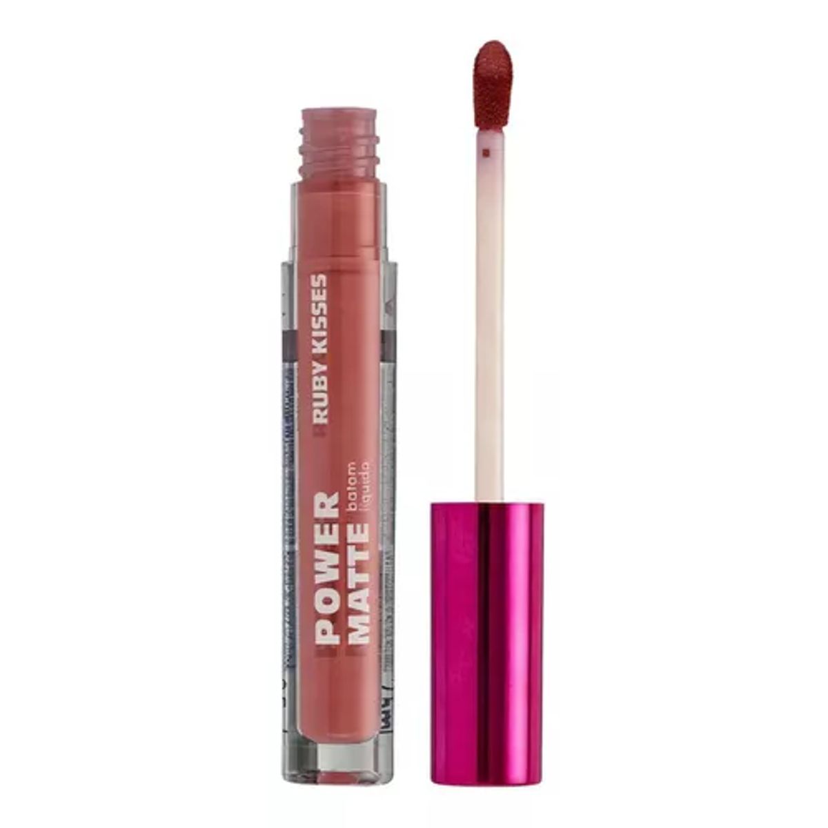 Batom-L-quido-Power-Matte-Ruby-Kisses---Pink-Chic---Kiss-New-York-0