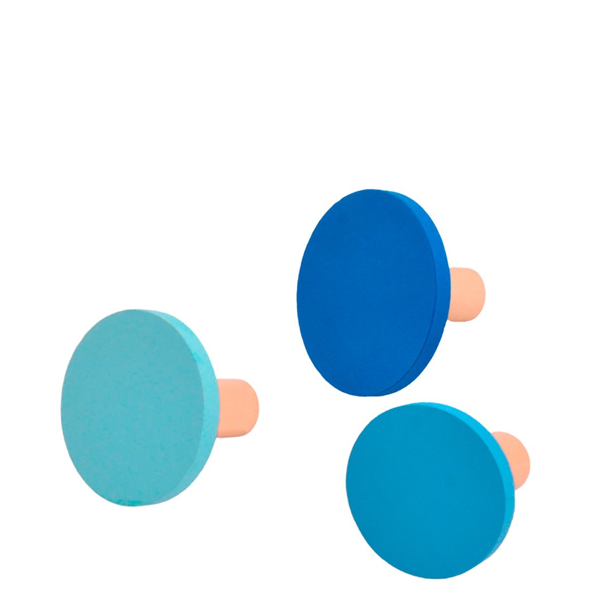 Gancho-De-Parede-Circle-Azul-3-Pcs-Mdf---Mai-Home-0