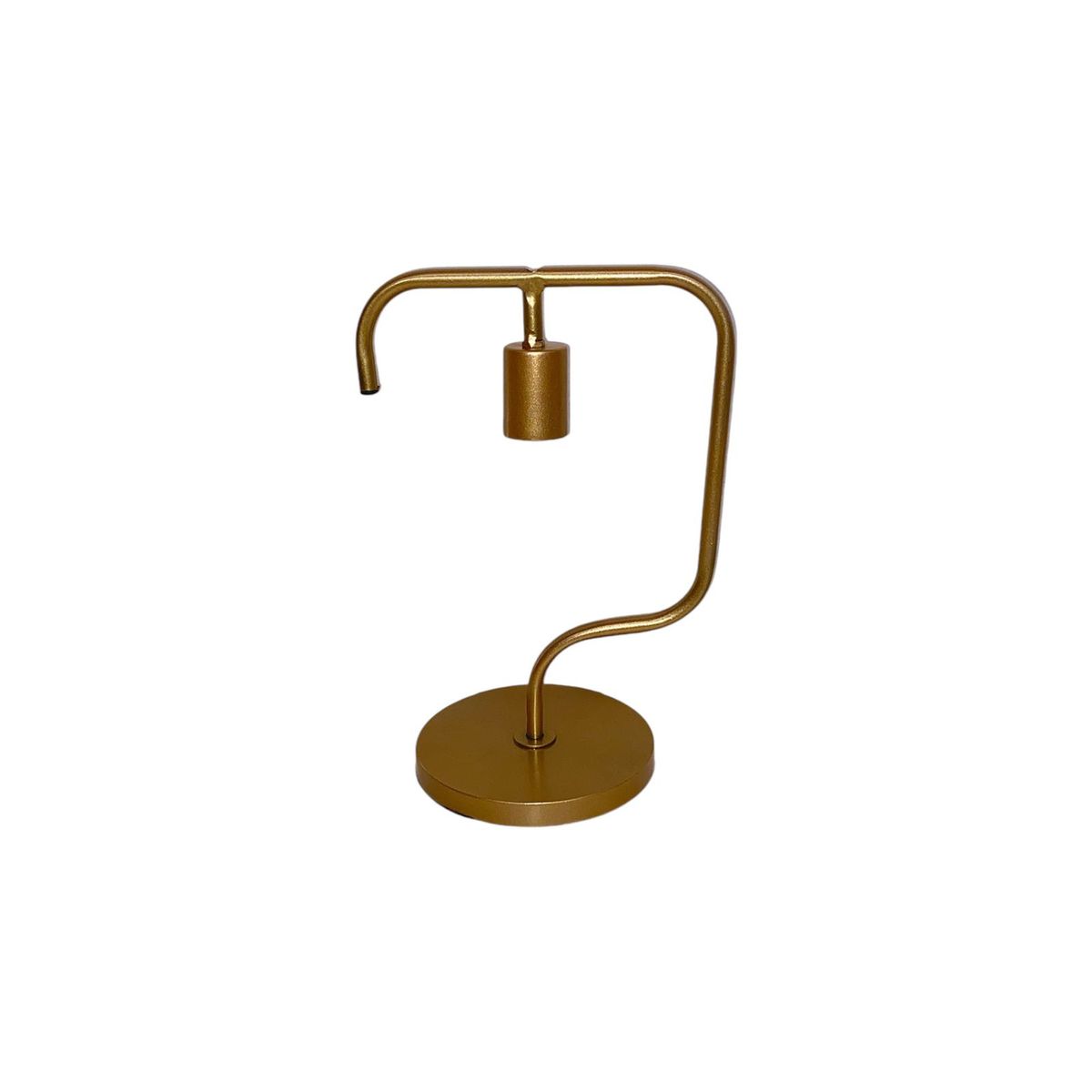 Abajur-Tubular-Semi-Quadrado-24cm-Dourado---Primor-0