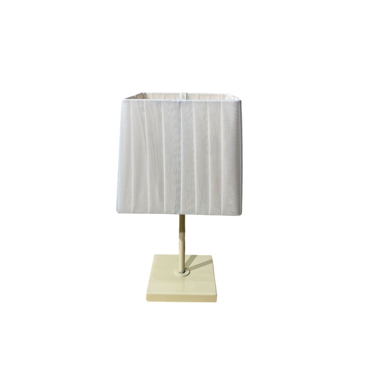 Abajur-Cano-Quadrado-24-5cm-Marfim-Com-Cupula-18x21x18-Plisssada-Off-White---Primor-0