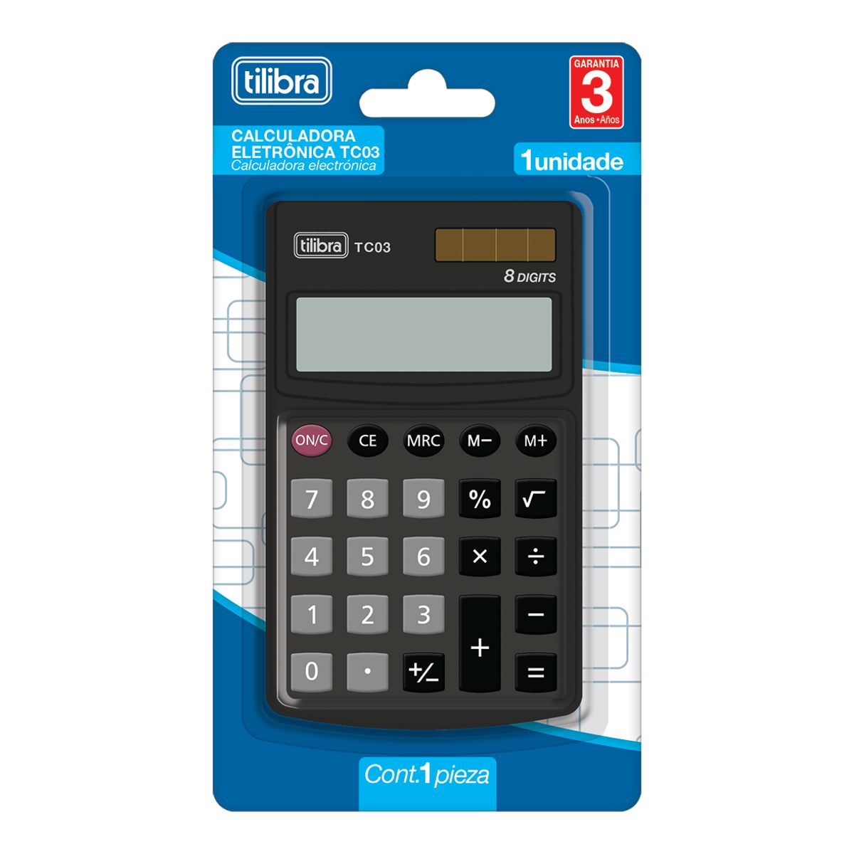 Calculadora-De-Bolso-8-D-gitos-Grande-Tc03-Preta---Tilibra-0