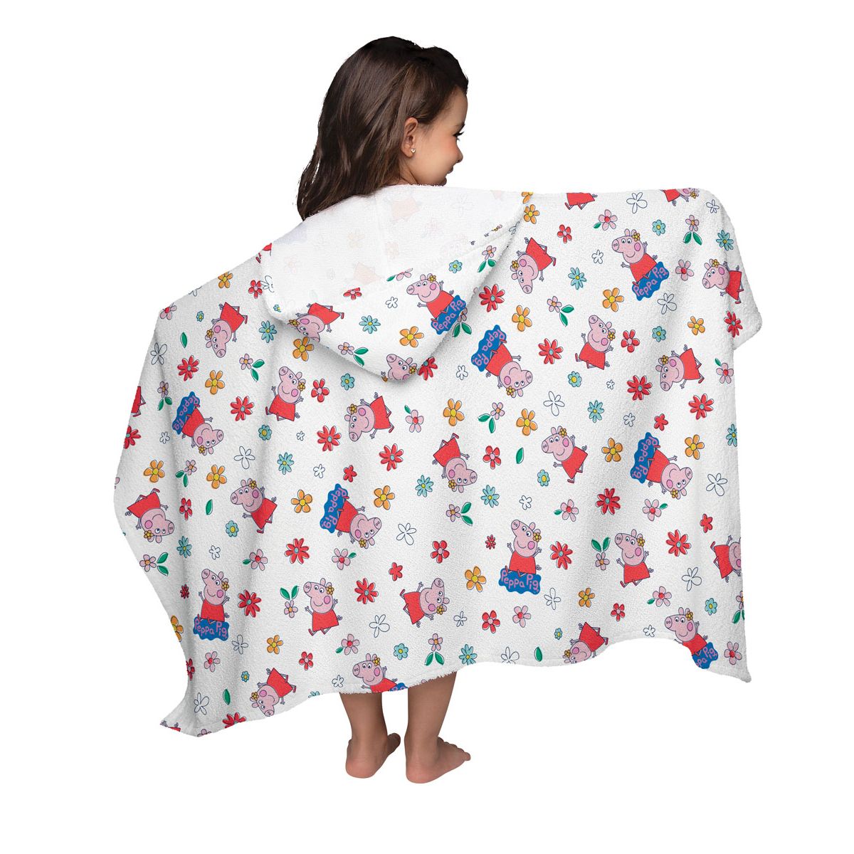 Toalha-De-Banho-Infantil-Felpuda-Com-Capuz-Peppa-Pig-Estampada-70x130cm---Lepper-0