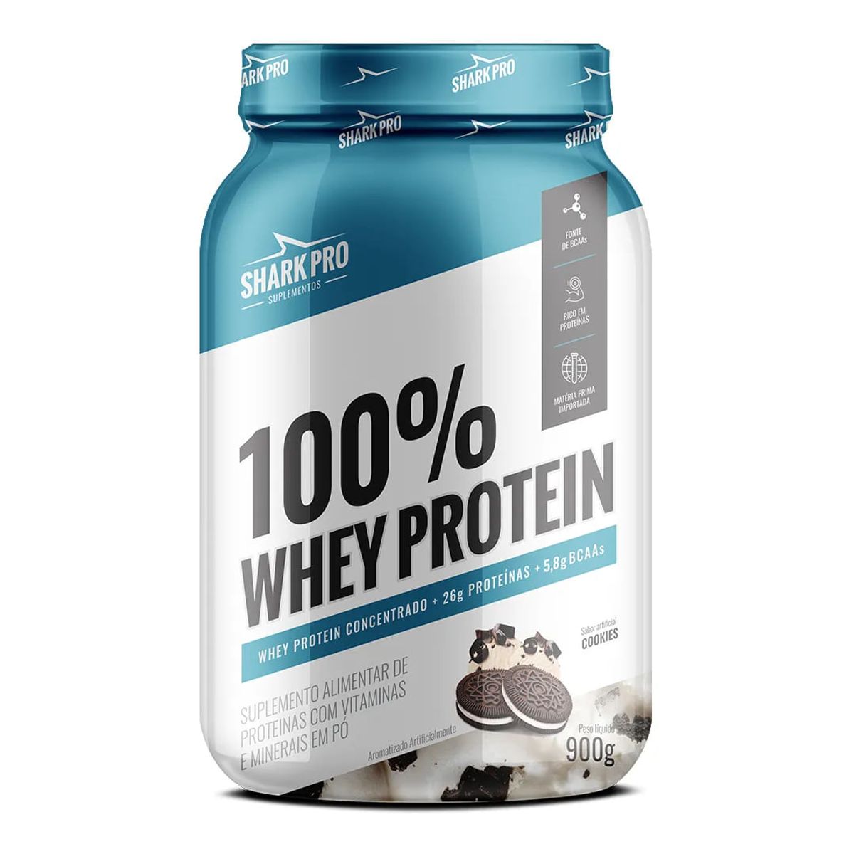 Whey-Protein-Shark-Pro-100--900g-Cookies-0