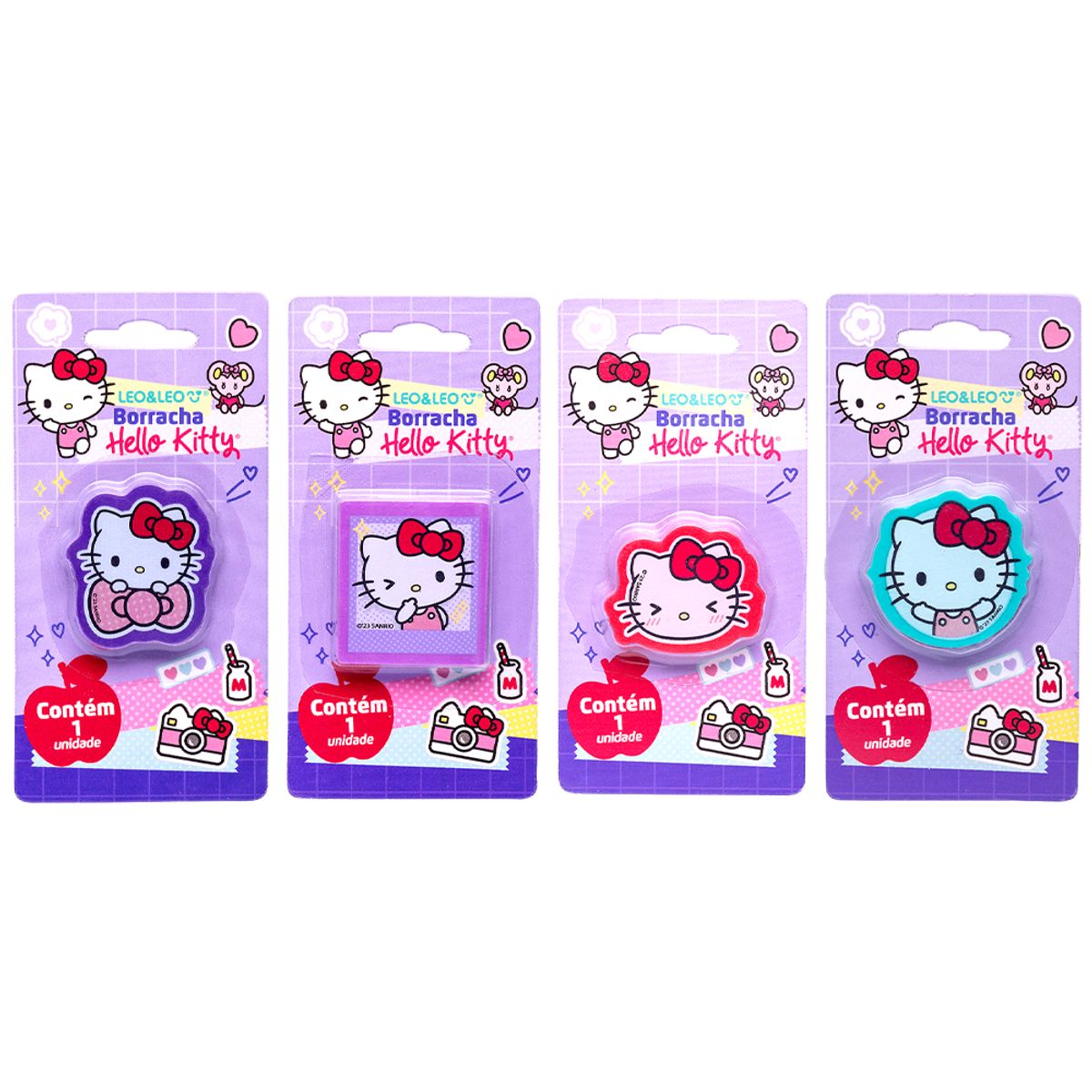 Borracha-Hello-Kitty-Blister-Com-1-Unidade---Caixa-Com-12-Blister-4-Personagens-Sortidos---Leo-Leo-4