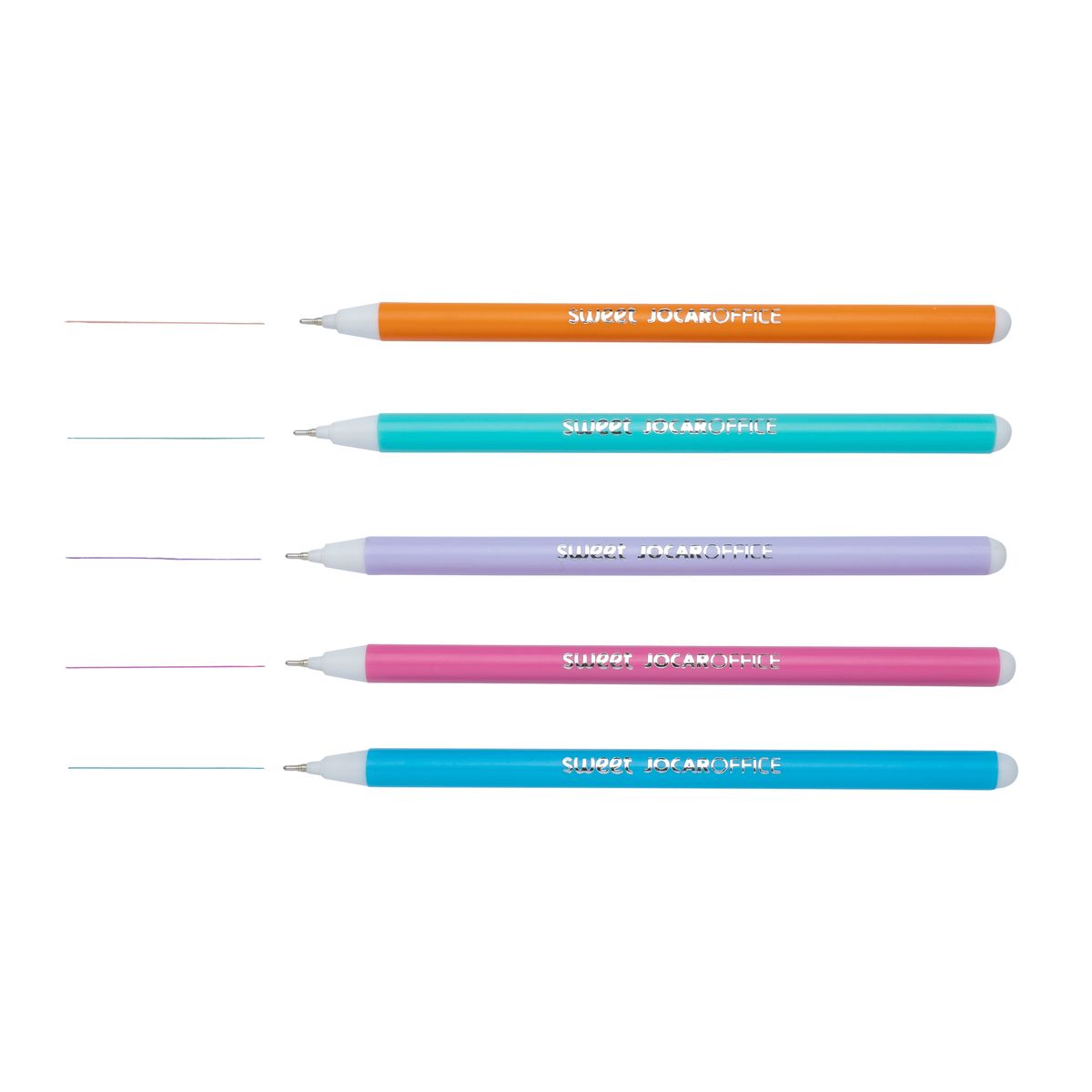 Caneta-Esferografica-Perfumada-Sweet-Ponta-0-7---Estojo-Com-5-Unidades---Jocar-Office-2