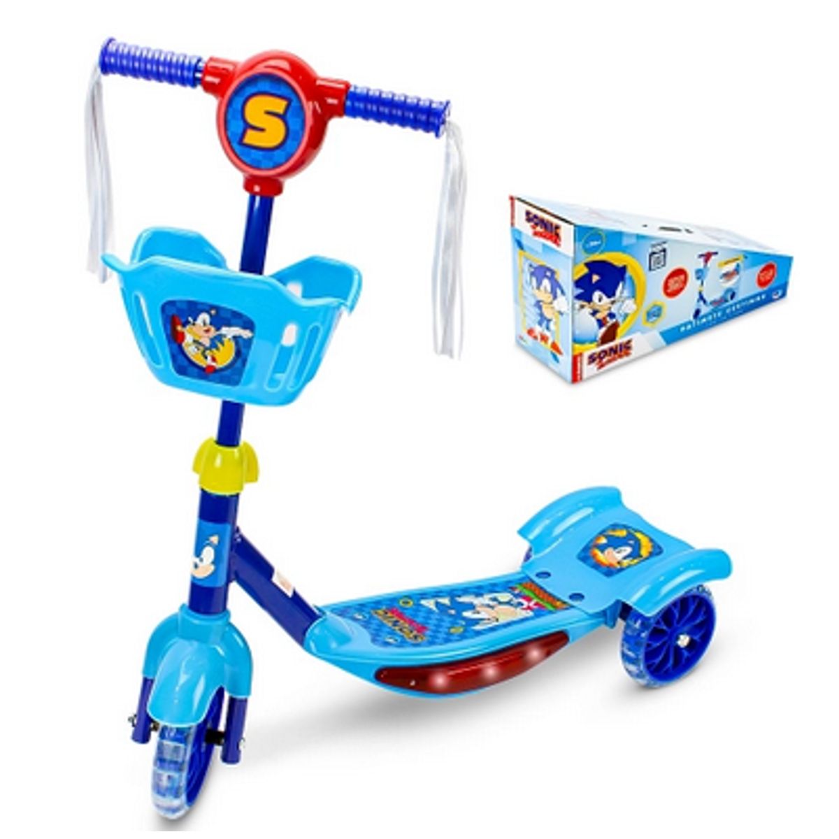 Patinete-Infantil-3-Rodas-Sonic-Com-Cestinha-Led-E-Som-Azul---Bbr-0