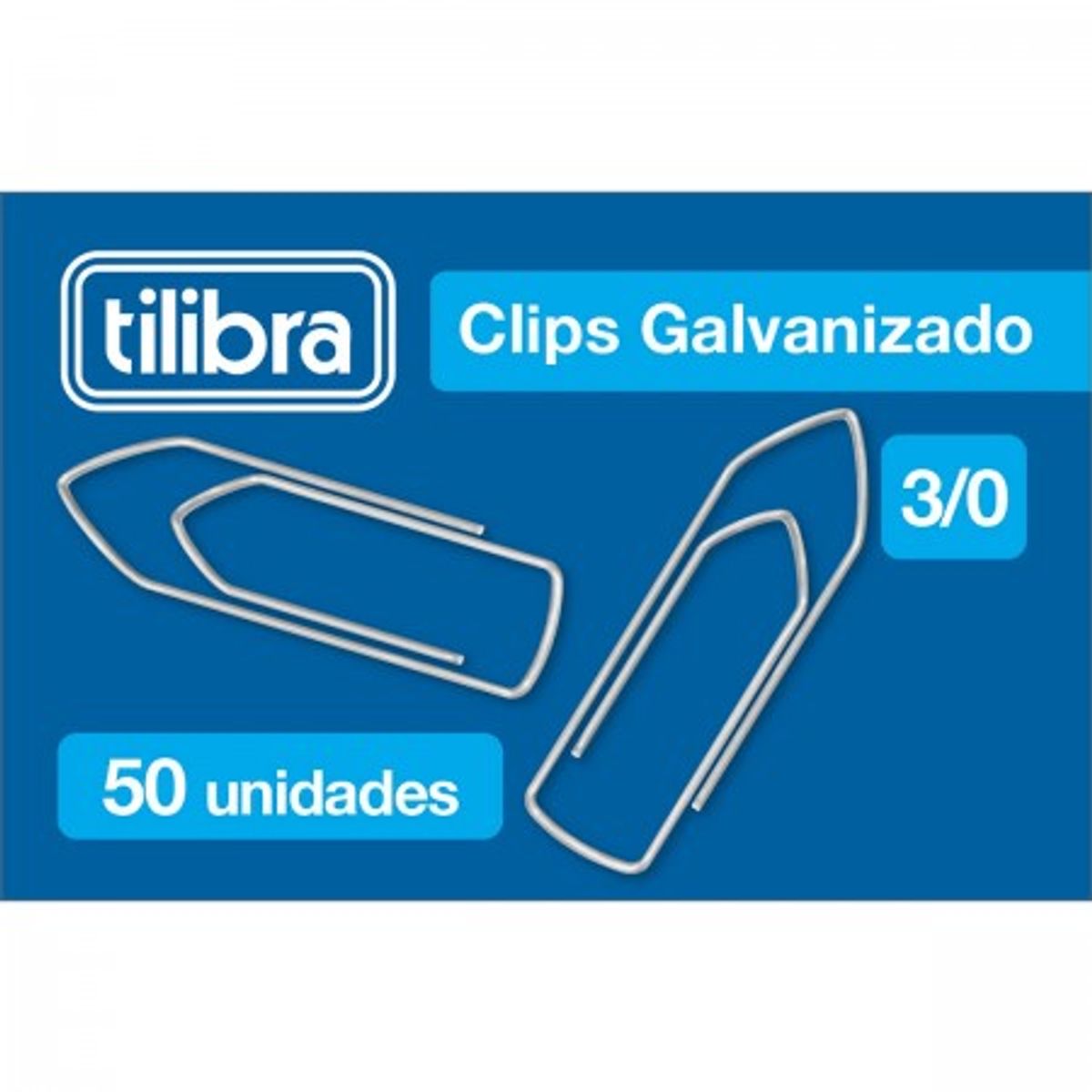 Clips-3-0-Galvanizado-50-Unidades---Tilibra-0