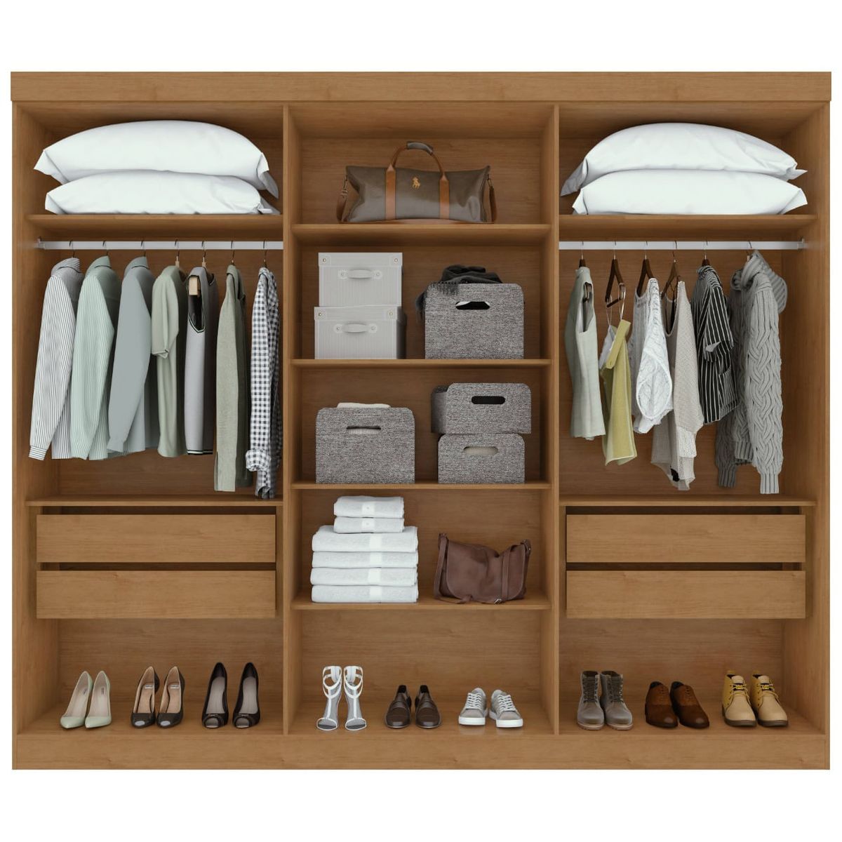 Guarda-Roupa-Bertha-6-Portas-Com-Espelho-E-Pes-Amendoa-Clean-E-Off-White---Lopas-2