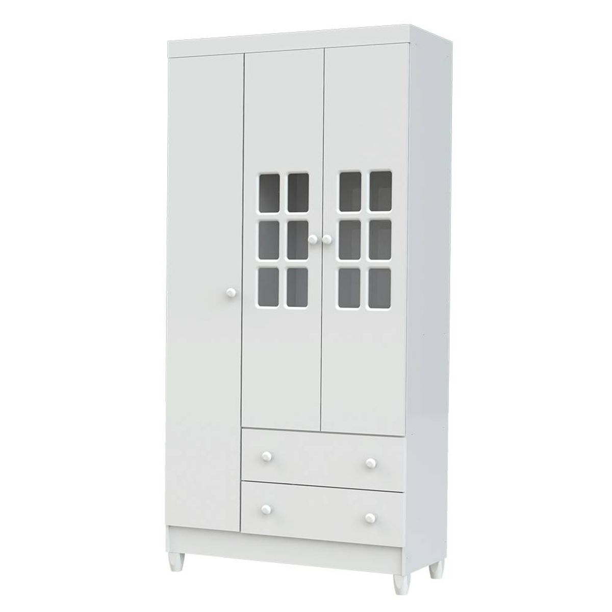 Guarda-Roupa-3-Portas-Maria-Branco-Brilho-Cb017---Carolina-Baby-3