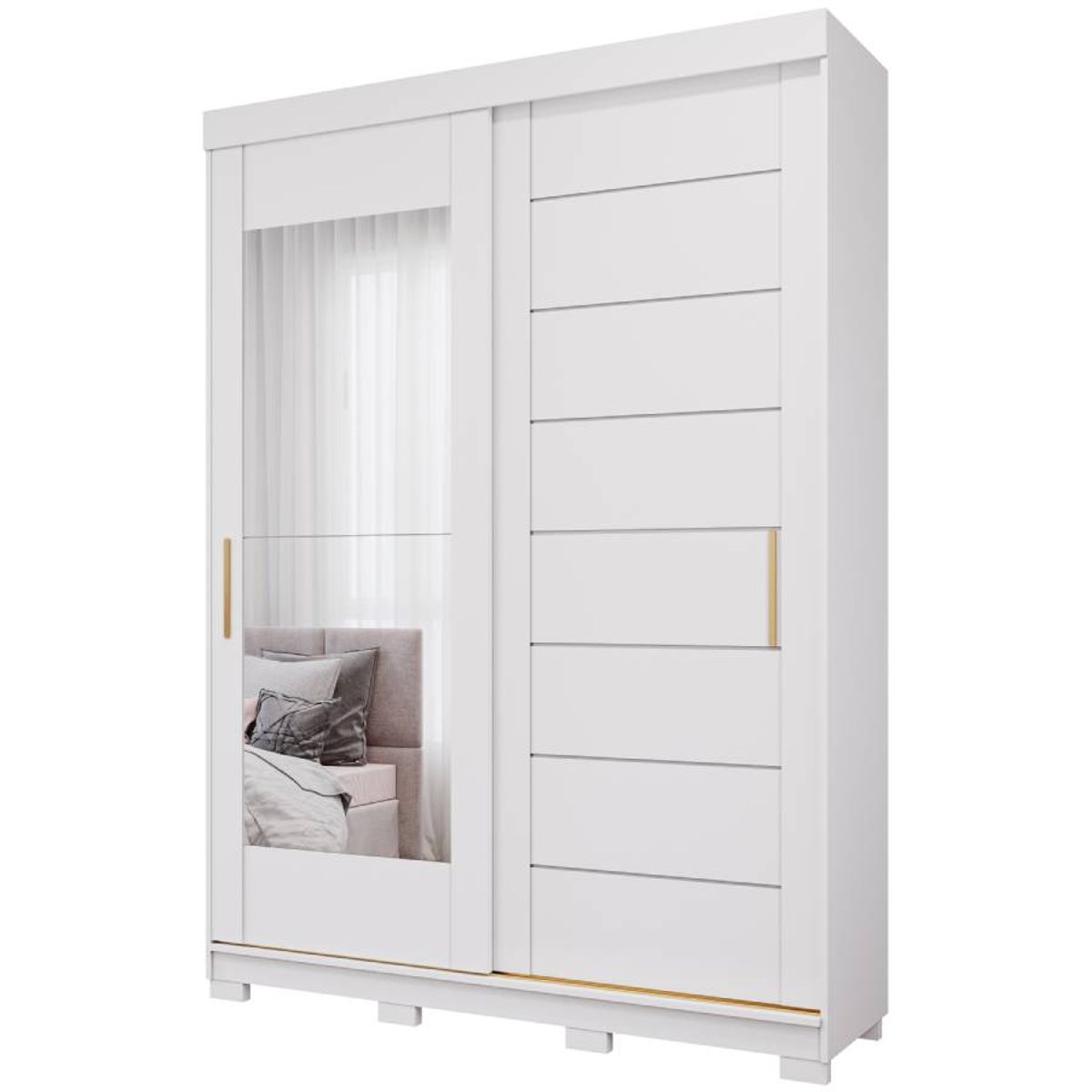 Guarda-Roupa-Liz-2-Portas-Slide-Com-2-Espelhos-E-Pes-Branco---Panan-0