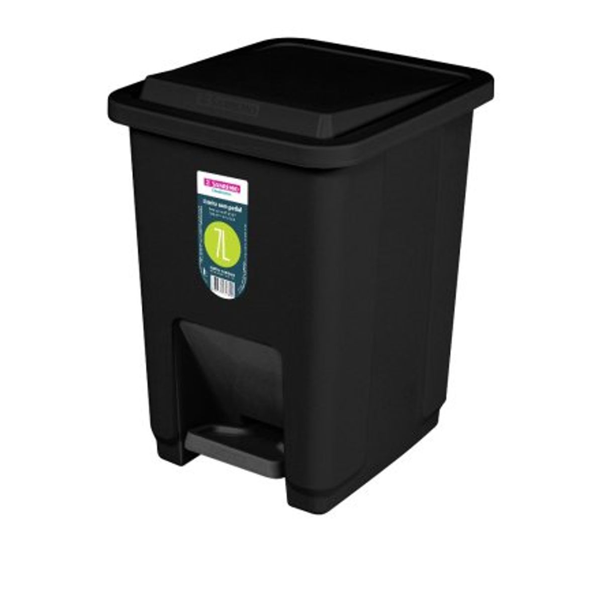 Lixeira-Com-Pedal-Plastico-7-Litros---Sanremo-0