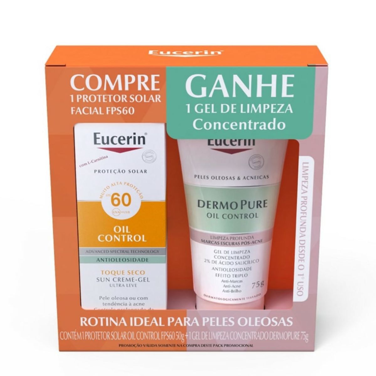 Kit-Protetor-Solar-Eucerin-Sun-Oil-Control-Fps60-50ml---Dermopure-Oil-Control-Concentrado-75g-0