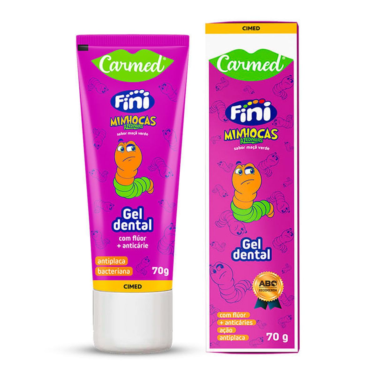 Gel-Dental-Carmed-Fini-70g-Minhocas-0